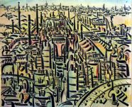 papier 65x46cm encre de chine - couleur